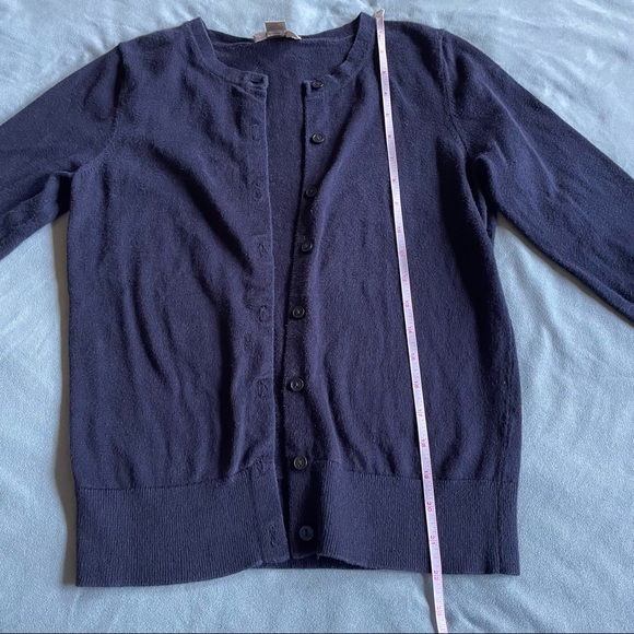 Loft Cardigan - Navy Blue, Size XS - Picture 3 of 5